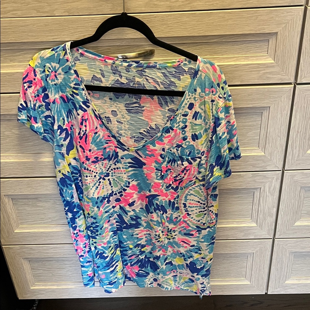 Lilly Pulitzer Multicolor Short Sleeve Tee